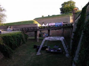 Exit ?? stage..but what a backdrop!